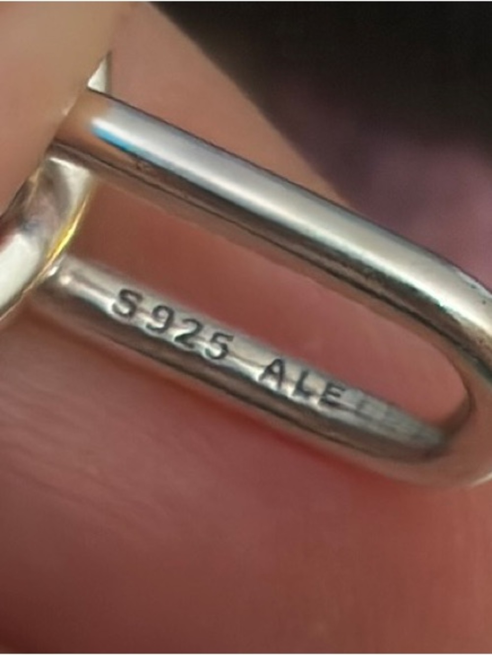 Pandora 925 Sterling Charm Connector ‘Marry Me’ Double Styling Link #792525C01 - Picture 7 of 13